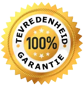 100% tevredenheidsgarantie zegel