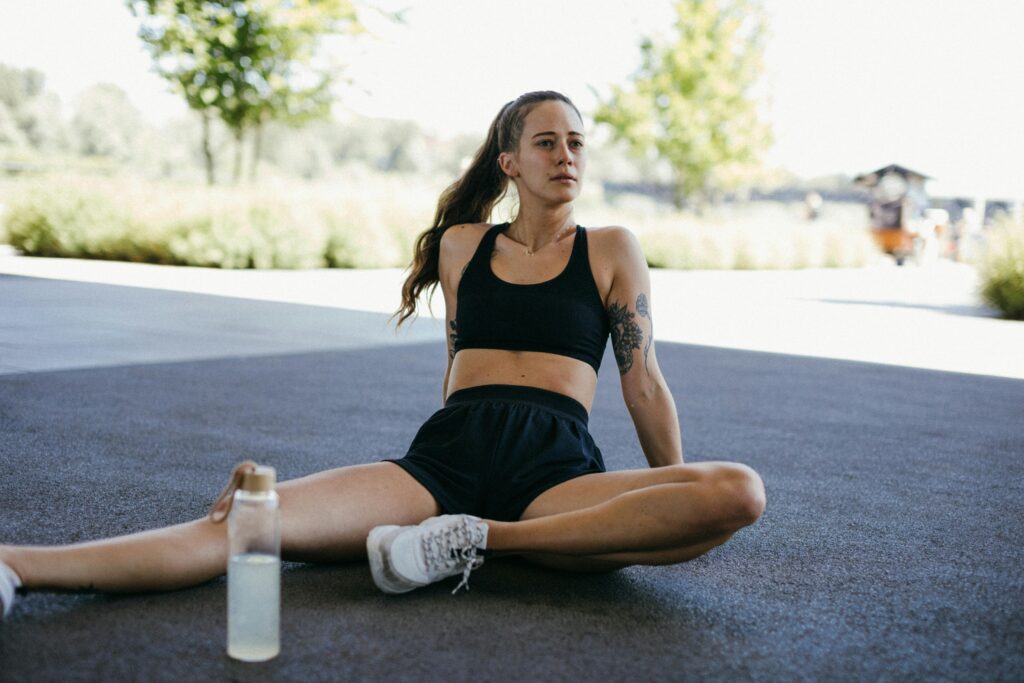 Sporten om stress te verminderen